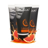 Набор из 3 съедобных лубрикантов JUJU со вкусом грейпфрута - JuJu - купить с доставкой в Нефтекамске