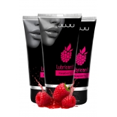 Набор из 3 съедобных лубрикантов JUJU со вкусом малины - JuJu - купить с доставкой в Нефтекамске