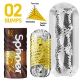 Мастурбатор Tenga Spinner DX 02 Bumps - Tenga - в Нефтекамске купить с доставкой