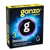 Супертонкие презервативы Ganzo Invisible - 3 шт. - Ganzo - купить с доставкой в Нефтекамске