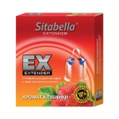 Стимулирующая насадка Sitabella Extender  Клубника - Sitabella - купить с доставкой в Нефтекамске