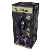 Серебристая анальная втулка Mini Metal Butt Plug Size M с розовым кристаллом - Adrien Lastic в Нефтекамске Серебристая анальная втулка Mini Metal Butt Plug Size M с розовым кристаллом - Adrien Lastic