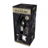 Серебристая анальная втулка с прозрачным кристаллом Mini Metal Butt Plug Size L - 9 см. - Adrien Lastic в Нефтекамске Серебристая анальная втулка с прозрачным кристаллом Mini Metal Butt Plug Size L - 9 см. - Adrien Lastic