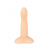 Телесный нереалистичный дилдо Emotional на присоске - 13 см. - Lola Games купить с доставкой в интернет-магазине Orgasmix в Нефтекамске Телесный нереалистичный дилдо Emotional на присоске - 13 см. - Lola Games