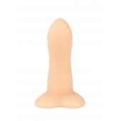 Телесный нереалистичный дилдо Emotional Soft Max - 13 см. - Lola Games купить с доставкой в интернет-магазине Orgasmix в Нефтекамске Телесный нереалистичный дилдо Emotional Soft Max - 13 см. - Lola Games