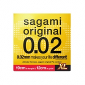 Презерватив увеличенного размера Sagami Original 0.02 XL-size - 1 шт. - Sagami - купить с доставкой в Нефтекамске