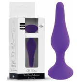 Фиолетовая анальная втулка Silcone Purple Plug Medium - 11 см. - Boys of Toys в Нефтекамске Фиолетовая анальная втулка Silcone Purple Plug Medium - 11 см. - Boys of Toys