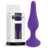 Фиолетовая анальная втулка Silcone Purple Plug Large - 12,5 см. - Boys of Toys в Нефтекамске Фиолетовая анальная втулка Silcone Purple Plug Large - 12,5 см. - Boys of Toys