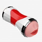 Двусторонний мастурбатор в колбе Power Grip Cup - вагина и ротик - Boys of Toys - в Нефтекамске купить с доставкой