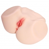 Мастурбатор-полуторс с двойным слоем материала Jenny Onahole Real Vagina - KOKOS - в Нефтекамске купить с доставкой