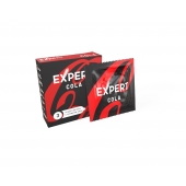 Презервативы с ароматом колы Expert Cola - 3 шт. - Expert - купить с доставкой в Нефтекамске