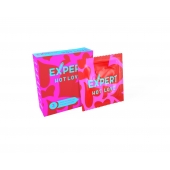Презервативы с разогревающим эффектом Expert Hot Love - 3 шт. - Expert - купить с доставкой в Нефтекамске