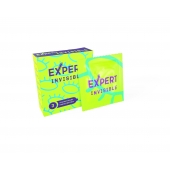 Ультратонкие презервативы Expert Invisible - 3 шт. - Expert - купить с доставкой в Нефтекамске
