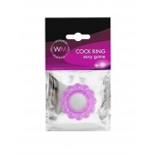 Лиловое эрекционное кольцо с 2 рядами стимулирующих шариков - Erowoman-Eroman - в Нефтекамске купить с доставкой