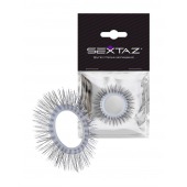 Круглое эрекционное кольцо с «ресничками» - Sextaz - в Нефтекамске купить с доставкой