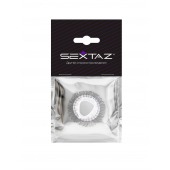 Эластичное эрекционное кольцо с длинными черными «ресничками» - Sextaz - в Нефтекамске купить с доставкой