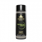 Массажное масло c ароматом тропических фруктов Massage Oil - 100 мл. - HOT - купить с доставкой в Нефтекамске