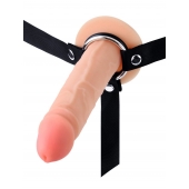 Мужской полый страпон на регулируемых ремнях - 18,5 см. - Sex Expert - купить с доставкой в Нефтекамске