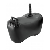 Черное надувное кресло с платформой для фиксации дилдо Body Dock Inflatable Love Seat - Pipedream - купить с доставкой в Нефтекамске