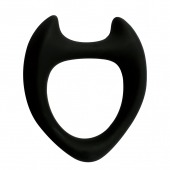 Черное эрекционное кольцо с рожками Wooomy Toro M - Adrien Lastic - в Нефтекамске купить с доставкой