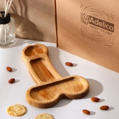 Деревянное блюдо для подачи в форме члена (25 х 16,5 х 1,7 см) - Сима-Ленд - купить с доставкой в Нефтекамске