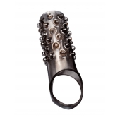 Дымчатая насадка на пенис с выпуклостями - 12 см. - Sex Expert - в Нефтекамске купить с доставкой