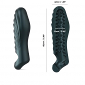 Серая силиконовая насадка на пенис с подхватом Manwan Ryzer - Manwan - в Нефтекамске купить с доставкой