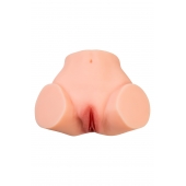 Телесный реалистичный мастурбатор-полуторс с 2 любовными входами - No Name - в Нефтекамске купить с доставкой