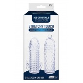 Набор из 2 прозрачных насадок на член Seductive Tickler Sleeves Set - NMC - в Нефтекамске купить с доставкой