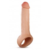 Телесная насадка-удлинитель Thrive 8.75 Inch Realistic Penis Extender Sleeve - 22,2 см. - Blush Novelties - в Нефтекамске купить с доставкой