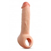 Телесная насадка-удлинитель Thrive 8.75 Inch Realistic Penis Extender Sleeve - 22,2 см. - Blush Novelties - в Нефтекамске купить с доставкой