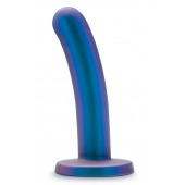 Синяя насадка с гладкой поверхностью Surrender 5.75 Inch Intermediate Pegging Dildo - 14,6 см. - Blush Novelties - купить с доставкой в Нефтекамске