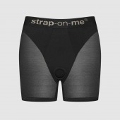 Трусики-шорты для фиксации насадок Strap-on-me Harness Lingerie Halo - size XL - Strap-on-me - купить с доставкой в Нефтекамске