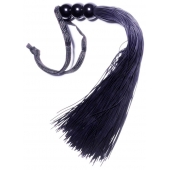 Черная силиконовая плетка - 25,4 см. - Boys of Toys - купить с доставкой в Нефтекамске