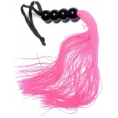 Розовая силиконовая плеть - 35,5 см. - Boys of Toys - купить с доставкой в Нефтекамске