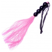 Розовая силиконовая плеть - 35,5 см. - Boys of Toys - купить с доставкой в Нефтекамске