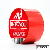 Красный скотч для фиксации Non-Sticky Bondage Tape - 15 м. - Intoyou - купить с доставкой в Нефтекамске
