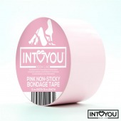 Розовый скотч для фиксации Non-Sticky Bondage Tape - 15 м. - Intoyou - купить с доставкой в Нефтекамске