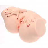 Телесный мастурбатор-полуторс Barbie - Naked Factory - в Нефтекамске купить с доставкой