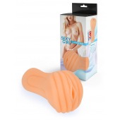 Эластичный мастурбатор в виде вагины телесного цвета - Sexy Girl - в Нефтекамске купить с доставкой