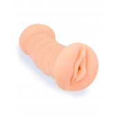 Телесный двусторонний мастурбатор с вибропулей и эрекционными кольцами в комплекте - Sexy Girl - в Нефтекамске купить с доставкой