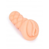 Телесный мастурбатор-вагина с вибропулей и эрекционными кольцами в комплекте - Sexy Girl - в Нефтекамске купить с доставкой