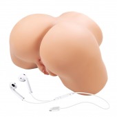 Телесный мастурбатор Olivia с 2 любовными отверстиями - Baile - в Нефтекамске купить с доставкой