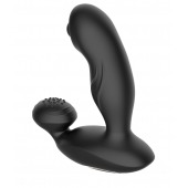 Черный вибромассажер простаты с вращающимся шариком - Secwell - в Нефтекамске купить с доставкой