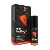 Жидкий вибратор Orgie High Voltage Strawberry - 15 мл. - ORGIE - купить с доставкой в Нефтекамске