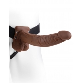 Полый мужской фаллопротез Hollow Strap-On with Balls - 24 см. - Pipedream - купить с доставкой в Нефтекамске