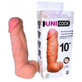 Фаллическая насадка Харнесс UNICOCK 10  - 25 см. - LOVETOY (А-Полимер) - купить с доставкой в Нефтекамске