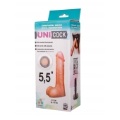 Фаллическая насадка Харнесс UNICOCK 5,5  - 17 см. - LOVETOY (А-Полимер) - купить с доставкой в Нефтекамске