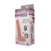 Фаллическая насадка Харнесс UNICOCK 9  - 24 см. - LOVETOY (А-Полимер) - купить с доставкой в Нефтекамске