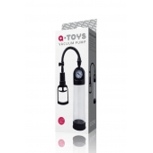 Чёрная вакуумная помпа A-toys с манометром и прозрачной колбой - A-toys - в Нефтекамске купить с доставкой